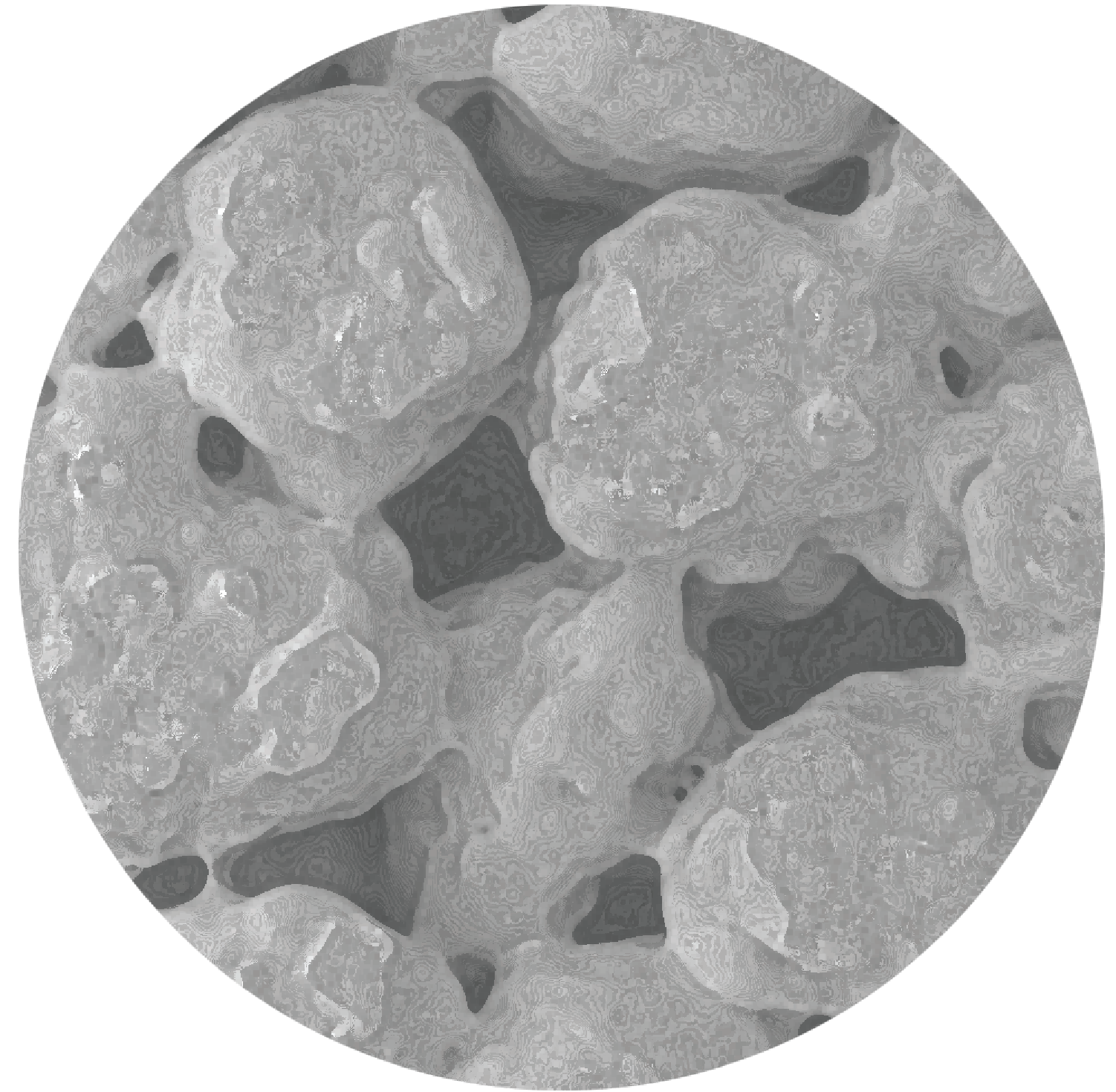 pore up close